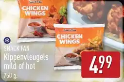 ALDI Snack Fan Kippenvleugels mild of hot aanbieding