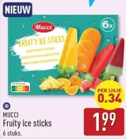 ALDI Mucci Fruity Ice Sticks aanbieding