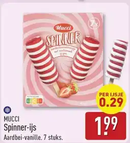 ALDI Mucci Spinner-ijs aanbieding