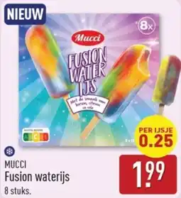 ALDI Mucci Fusion Waterijs aanbieding