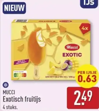 ALDI Mucci Exotisch Fruitijs aanbieding
