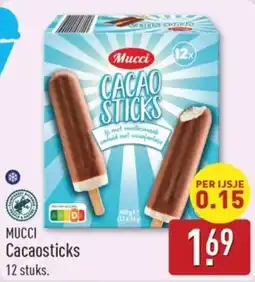 ALDI Mucci Cacaosticks aanbieding