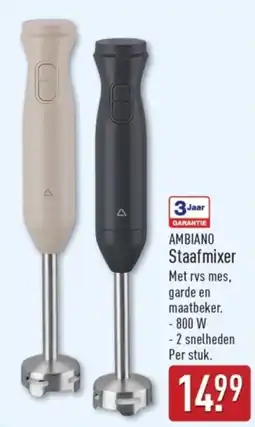 ALDI Ambiano Staafmixer aanbieding