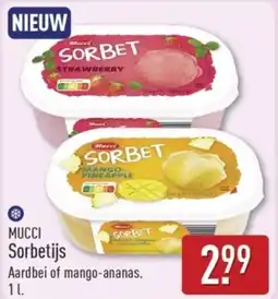 ALDI Mucci Sorbetijs aanbieding