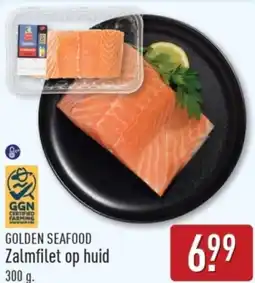 ALDI Golden Seafood Zalmfilet op Huid aanbieding