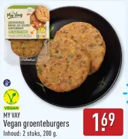 ALDI My Vay Vegan Groenteburgers aanbieding