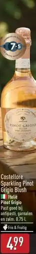 ALDI Costellore Sparkling Pinot Grigio Blush aanbieding
