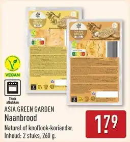 ALDI Asia Green Garden Naanbrood aanbieding