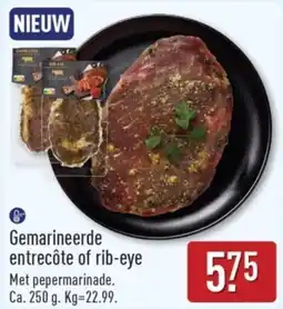 ALDI Gemarineerde entrecôte of rib eye aanbieding