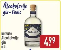ALDI Botanéo Alcoholvrije gin aanbieding