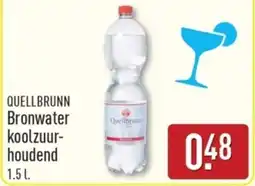 ALDI Quellbrunn Bronwater koolzuurhoudend aanbieding