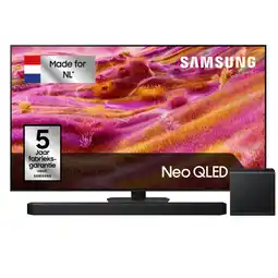 MediaMarkt Samsung Qn90f Neo Qled 4k Tv 55 (2025) + Samsung Q-series Hw-q800f/xn Soundbar Bundle aanbieding