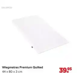 Baby-Dump Wiegmatras Premium Quilted aanbieding