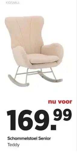 Baby-Dump Schommelstoel Senior Teddy aanbieding
