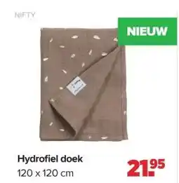 Baby-Dump Hydrofiel doek aanbieding