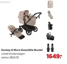 Baby-Dump Bugaboo Donkey 6 Mono Essentiële Bundel aanbieding