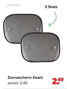 Baby-Dump Car point Zonnescherm Zwart aanbieding