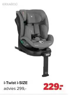 Baby-Dump Kikkaboo i-twist i-size aanbieding