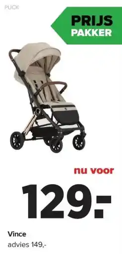 Baby-Dump Puck Vince aanbieding