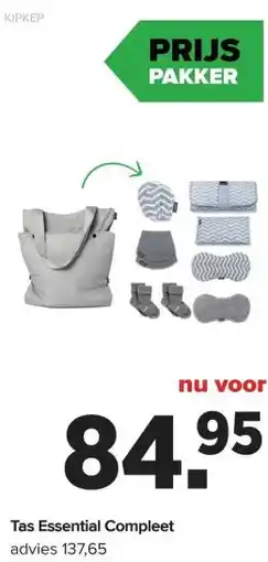 Baby-Dump Kipkep Tas Essential Compleet aanbieding