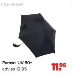 Baby-Dump Titaniumbaby Parasol UV 50+ aanbieding