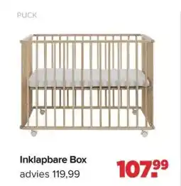 Baby-Dump Puck Inklapbare Box aanbieding