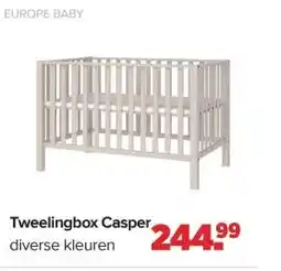 Baby-Dump Europe baby Tweelingbox Casper, aanbieding
