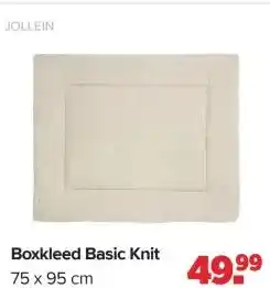 Baby-Dump Jollein Boxkleed Basic Knit aanbieding