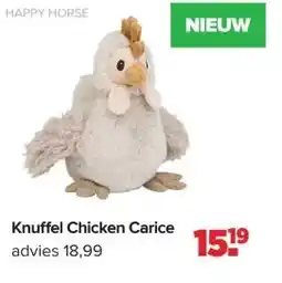 Baby-Dump Happy horse Knuffel Chicken Carice aanbieding