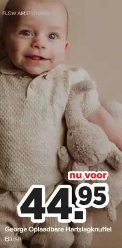 Baby-Dump Flow amsterdam George Oplaadbare Hartslagknuffel aanbieding