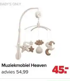Baby-Dump Baby's only Muziekmobiel Heaven aanbieding