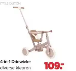 Baby-Dump Little dutch 4-in-1 Driewieler aanbieding