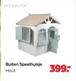 Baby-Dump Little dutch Buiten Speelhuisje aanbieding