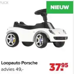 Baby-Dump Puck Loopauto Porsche aanbieding