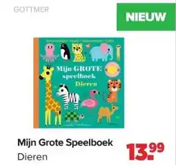 Baby-Dump Gottmer Mijn Grote Speelboek Dieren aanbieding