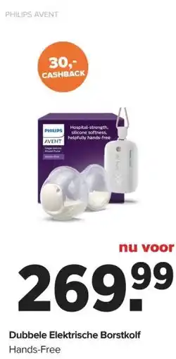 Baby-Dump Philips avent Dubbele Elektrische Borstkolf aanbieding