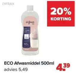 Baby-Dump ECO Afwasmiddel aanbieding