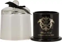 Intratuin Intratuin geurkaars Luxe Black Forest zwart 30 uur D 9,5 H 13 cm aanbieding