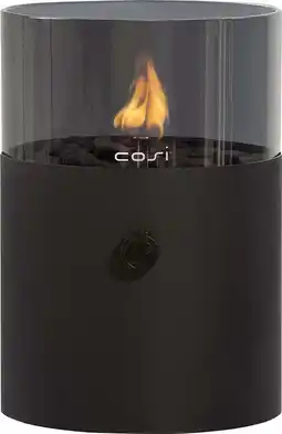 Intratuin Cosi tafelhaard Cosiscoop XL zwart rookglas D 20,5 H 30 cm aanbieding