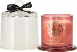 Intratuin Intratuin geurkaars Luxe Soft Cotton roze 30 uur D 9,5 H 13 cm aanbieding