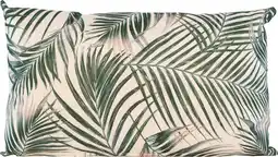 Intratuin sierkussen palmblad groen 50 x 12 x 30 cm aanbieding