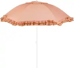 Intratuin Mica Decorations parasol Joy oranje D 195 H 238 cm aanbieding