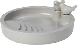 Intratuin Intratuin vogelbad Eva lichtgrijs D 28 H 4,3 cm aanbieding