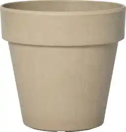Intratuin Intratuin bloempot Bram taupe D 30 H 29 cm aanbieding
