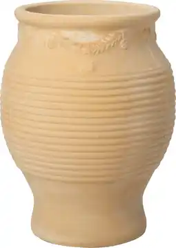 Intratuin Intratuin bloempot Senna beige D 30 H 40 cm aanbieding
