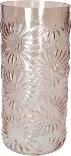 Intratuin Plume Living vaas Serina roze D 15 H 30,5 cm aanbieding