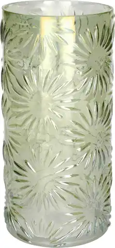 Intratuin Plume Living vaas Serina groen D 15 H 42,2 cm aanbieding