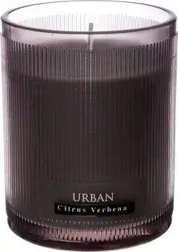 Intratuin Intratuin geurkaars Urban Citrus Verbana grijs 32 uur D 8,3 H 10,8 cm aanbieding