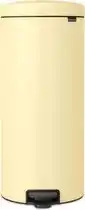 Bol.com Brabantia NewIcon Prullenbak - 30 liter - Mellow Yellow aanbieding