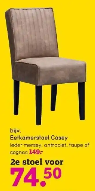 Leen Bakker bijv. Eetkamerstoel Casey aanbieding